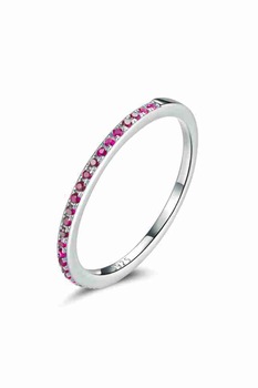 Inel din Argint 925 Pink Desire cu pietricele de zirconiu, ideali cadou, aniversare, sarbatori, martisor Inel din Argint 925 Pink Desire cu pietricele de zirconiu, ideali cadou, aniversare, sarbatori, martisor