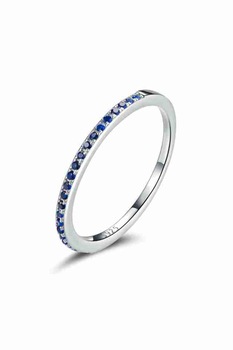 Inel din Argint 925 Blue Desire cu pietricele de zirconiu, masura 6, aniversare, sarbatori, martisor Inel din Argint 925 Blue Desire cu pietricele de zirconiu, masura 6, aniversare, sarbatori, martisor