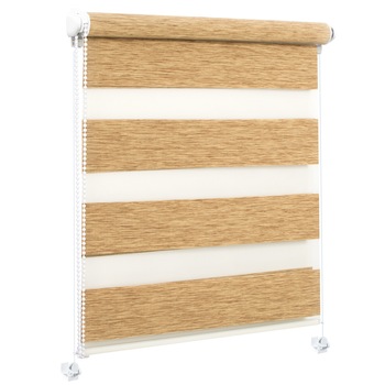 Jaluzea din tesatura de poliester Kowalski, Zi/Noapte, 61.5x150 cm, Maro deschis Jaluzea din tesatura de poliester Kowalski, Zi/Noapte, 61.5x150 cm, Maro deschis