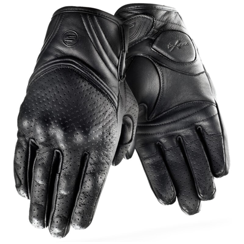 Manusi moto piele SHIMA BULLET, negru, M