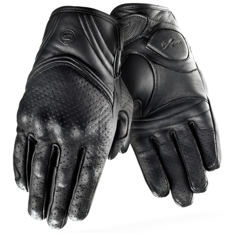 Manusi moto piele SHIMA BULLET, negru, XL