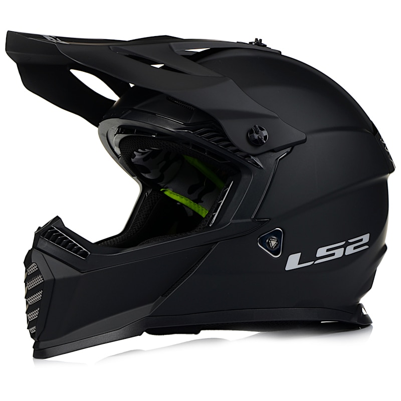 Casca moto, LS2, MX437, Protectie UV, ABS, Negru, XL (61-62cm)