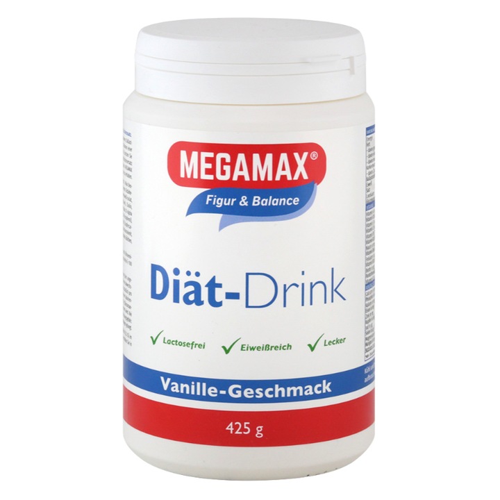 Bautura dietetica, Megamax, Aroma Vanilie, 425 g