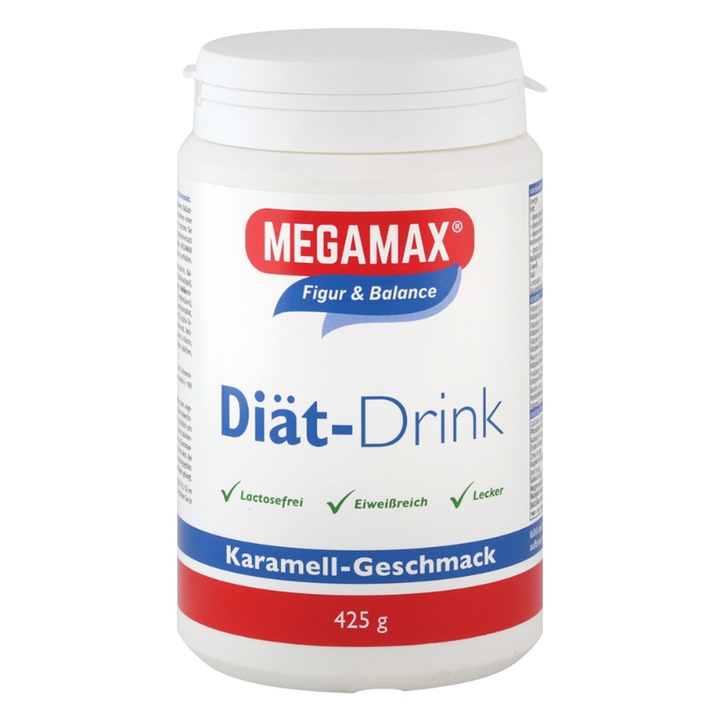 Bautura dietetica, Megamax, Aroma Caramel, 425 g