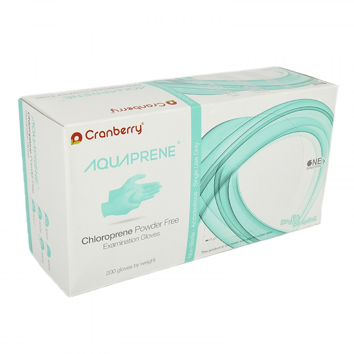 Cutie 200 buc Manusi Examinare Nepudrate Premium din Cloropren, Marimea L, Aquaprene