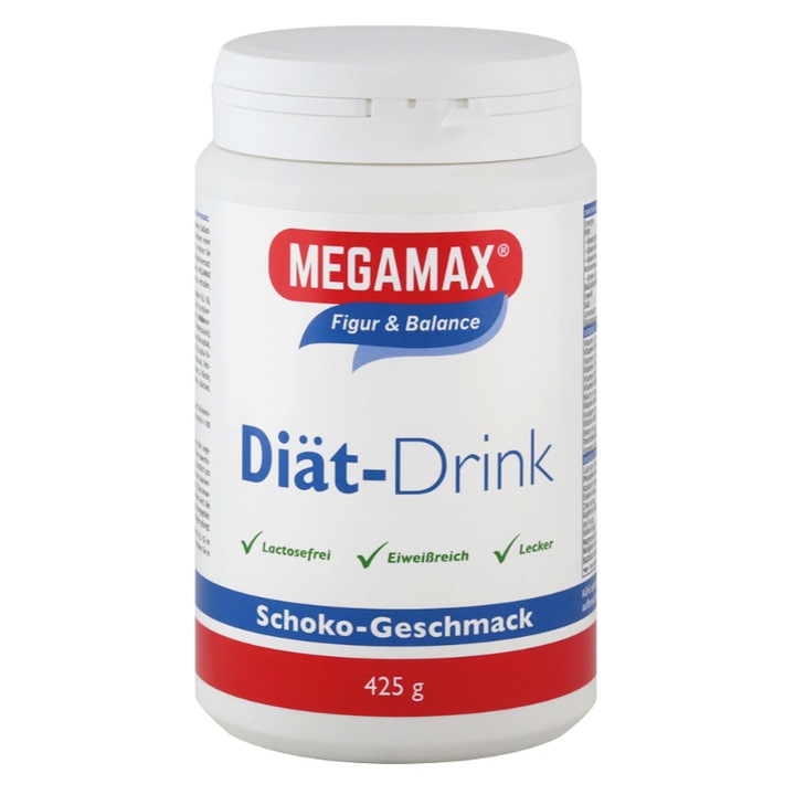 Bautura dietetica, Megamax, Aroma Ciocolata, 425 g