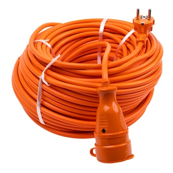 Cablu prelungitor cu priza si stecher, 3x1.5mm, 50m / EXT 5677 Cablu prelungitor cu priza si stecher, 3x1.5mm, 50m / EXT 5677