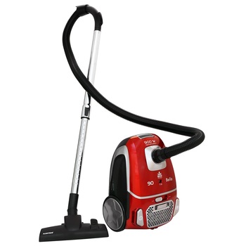 Aspirator cu sac, aspirare uscata, filtru Hepa, sac textil reutilizabil, control total asupra puterii de aspirare, raza mare de actiune, 3 litri, 900 W, sistem de rulare a cablului, rosu si gri Aspirator cu sac, aspirare uscata, filtru Hepa, sac textil reutilizabil, control total asupra puterii de aspirare, raza mare de actiune, 3 litri, 900 W, sistem de rulare a cablului, rosu si gri