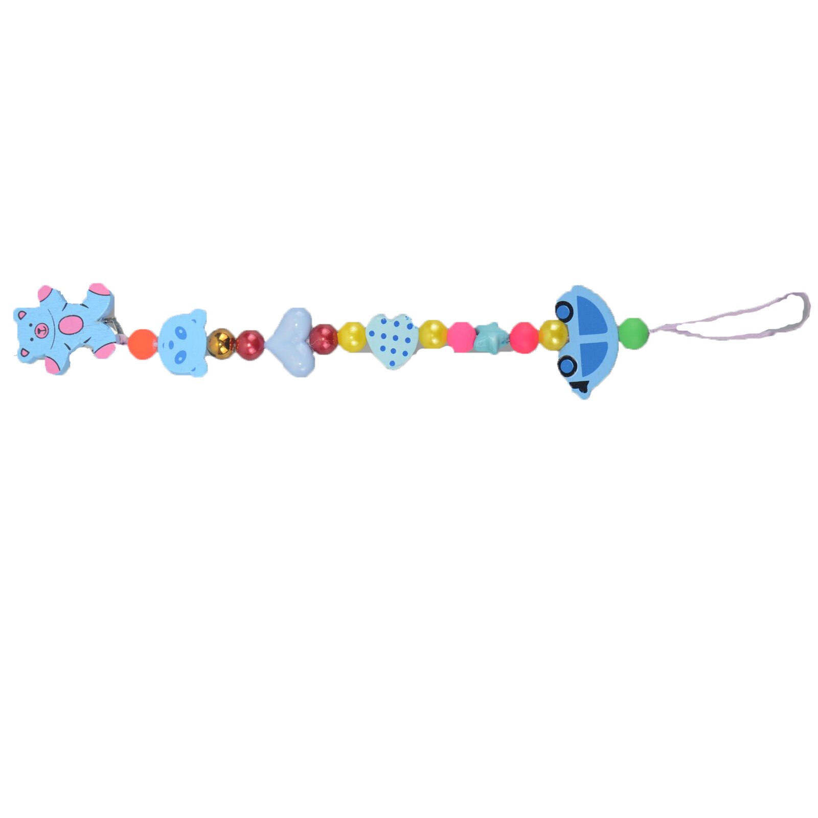 Lant pentru suzeta Mini Junior PRR-75, Multicolor 0+ luni