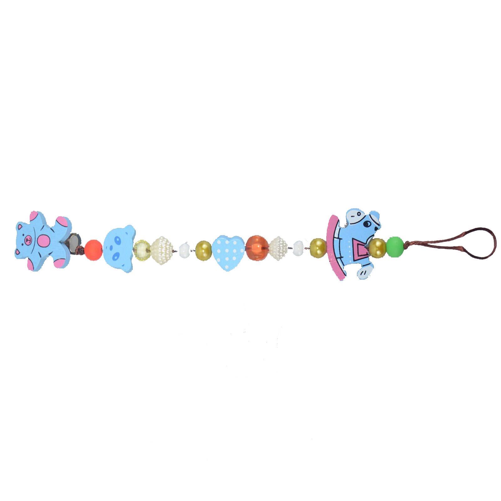 Lant pentru suzeta Mini Junior PRR-74, Multicolor 0+ luni