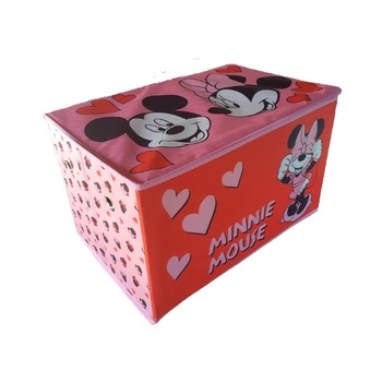 Organizator pliabil pentru jucarii Disney Minnie Mouse,55 x 37 x 33 cm Organizator pliabil pentru jucarii Disney Minnie Mouse,55 x 37 x 33 cm