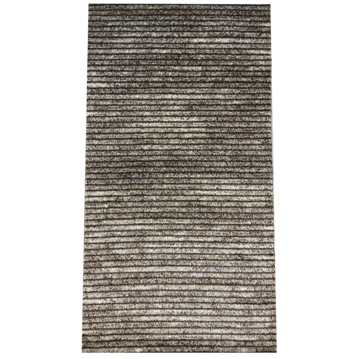Covor Phoenix, design linii, maro/gri, 60cm x 110cm, 5058/0744