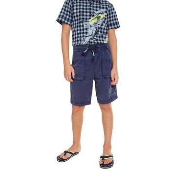 Pantaloni bermuda cargo Rugby, Desigual, Bleumarin, 5-6 ani Pantaloni bermuda cargo Rugby, Desigual, Bleumarin, 5-6 ani
