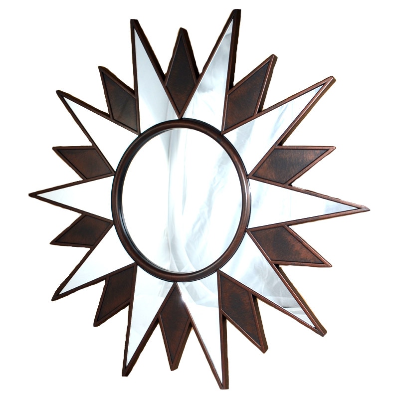 Oglinda forma stea 55cm rama plastic