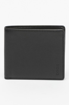 HUGO, Portofel pliabil din piele Subway, Negru HUGO, Portofel pliabil din piele Subway, Negru