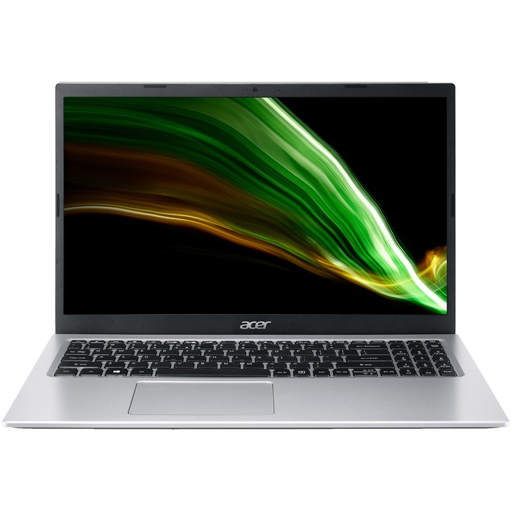 Acer Aspire 3 A31515,6" FullHD laptop, Intel® Core™ i3-1115G4, 8GB, 256GB SSD, Intel® UHD Graphics, EFI Shell, Magyar billentyűzet, Ezüst