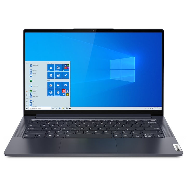 Lenovo Yoga Slim 7 14ARE05 14.0 FullHD laptop, AMD Ryzen 5-4600U, 16GB, 512GB SSD, AMD Graphics, Win10, Magyar billentyűzet, Szürke