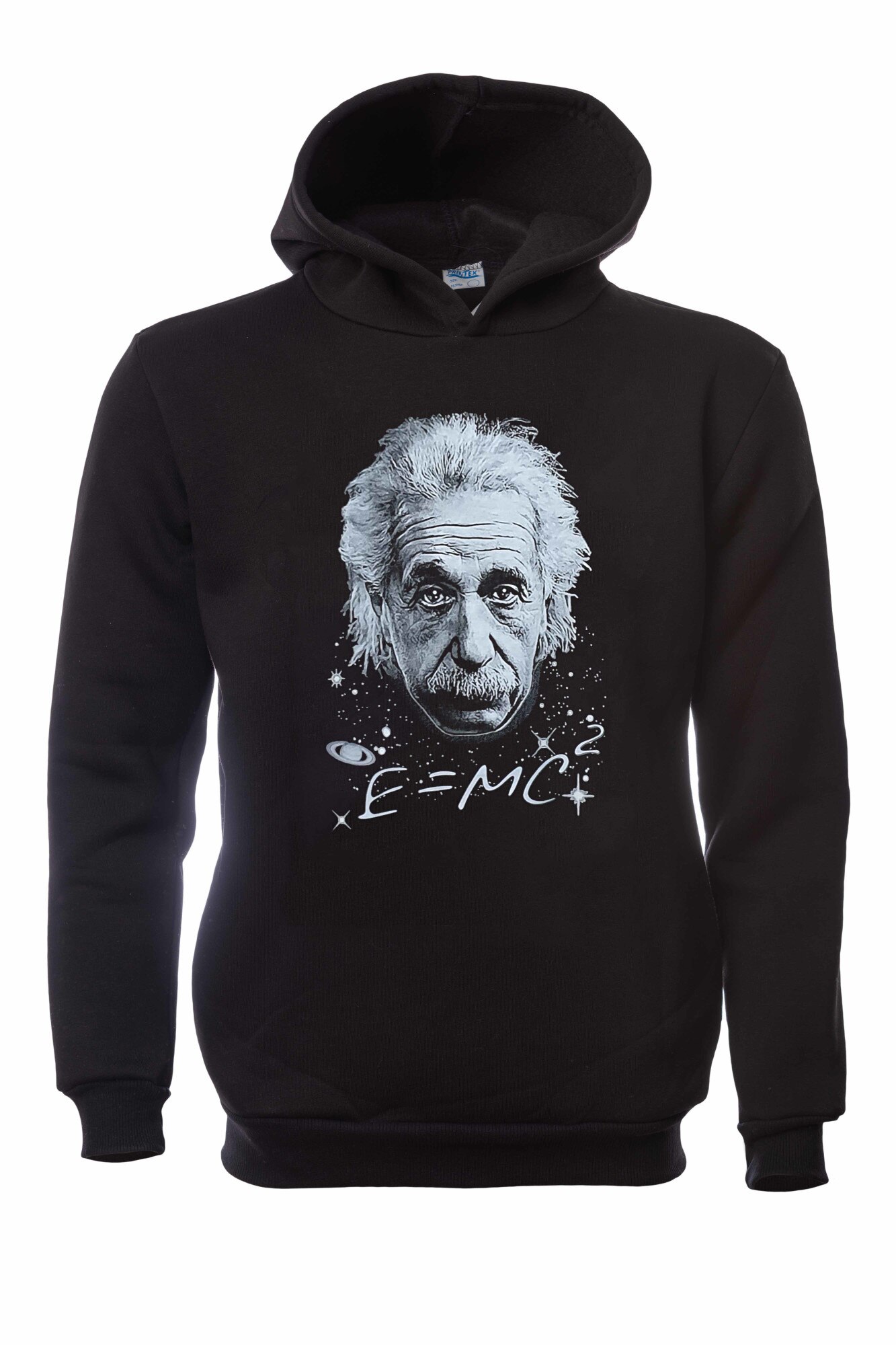 Hanorac pentru barbati Printex, Albert Einstein, Negru