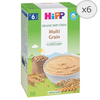 Pachet 6 x Cereale HIPP Multicereale, 200 g, de la 6 luni Pachet 6 x Cereale HIPP Multicereale, 200 g, de la 6 luni