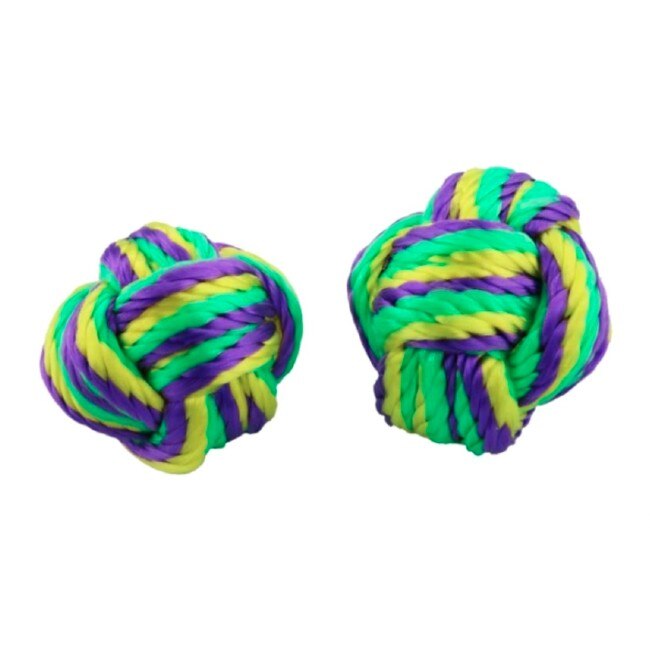 Set 2 bile Jucarie pentru pisici Jackson Galaxy, Puma Paw Ball