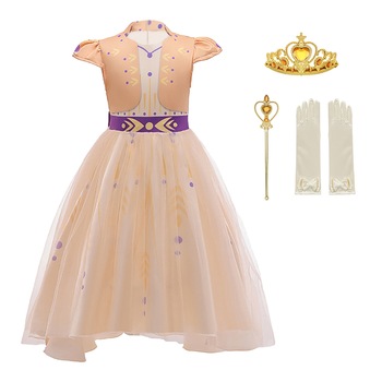 Costum carnaval fete Anna Frozen 2 ,7-8ani Costum carnaval fete Anna Frozen 2 ,7-8ani