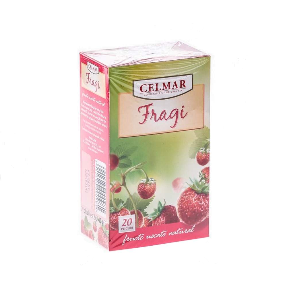 Cutie 20 Plicuri Ceai de Fragi Celmar