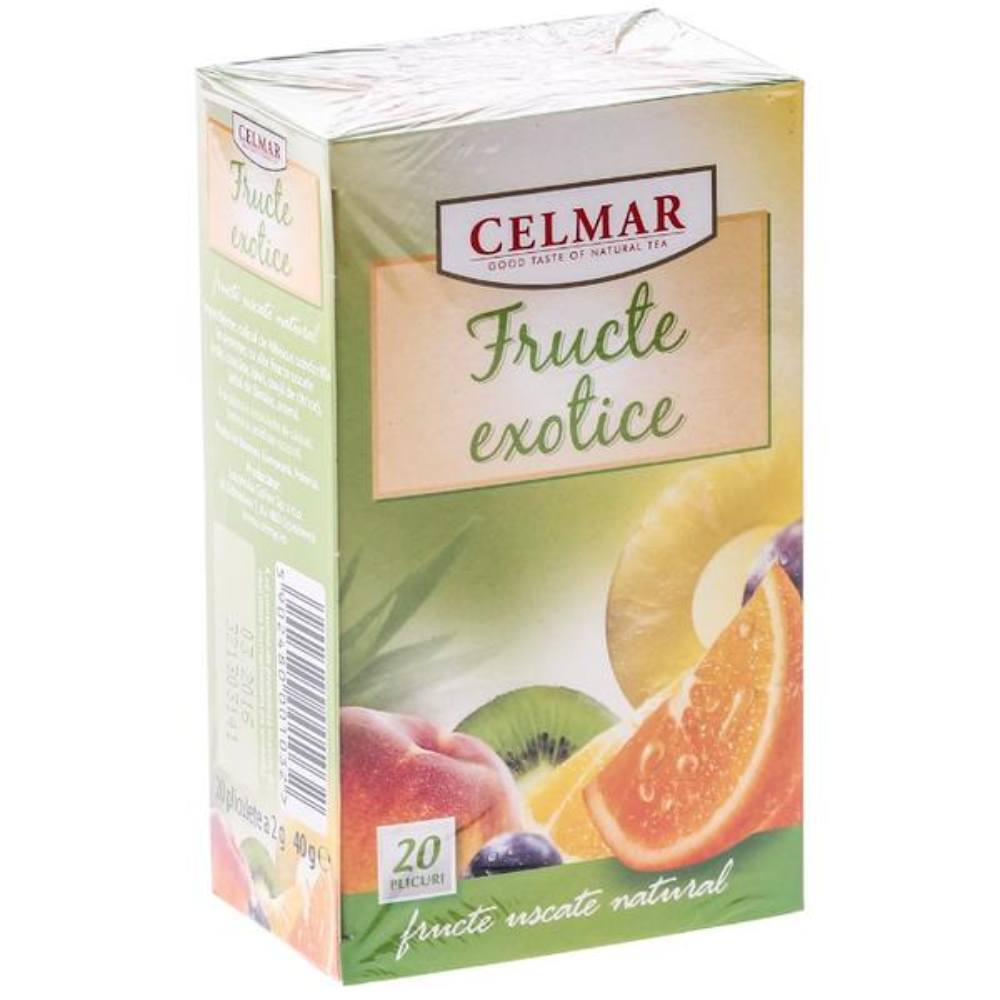 Cutie 20 Plicuri Ceai de Fructe Exotice Celmar