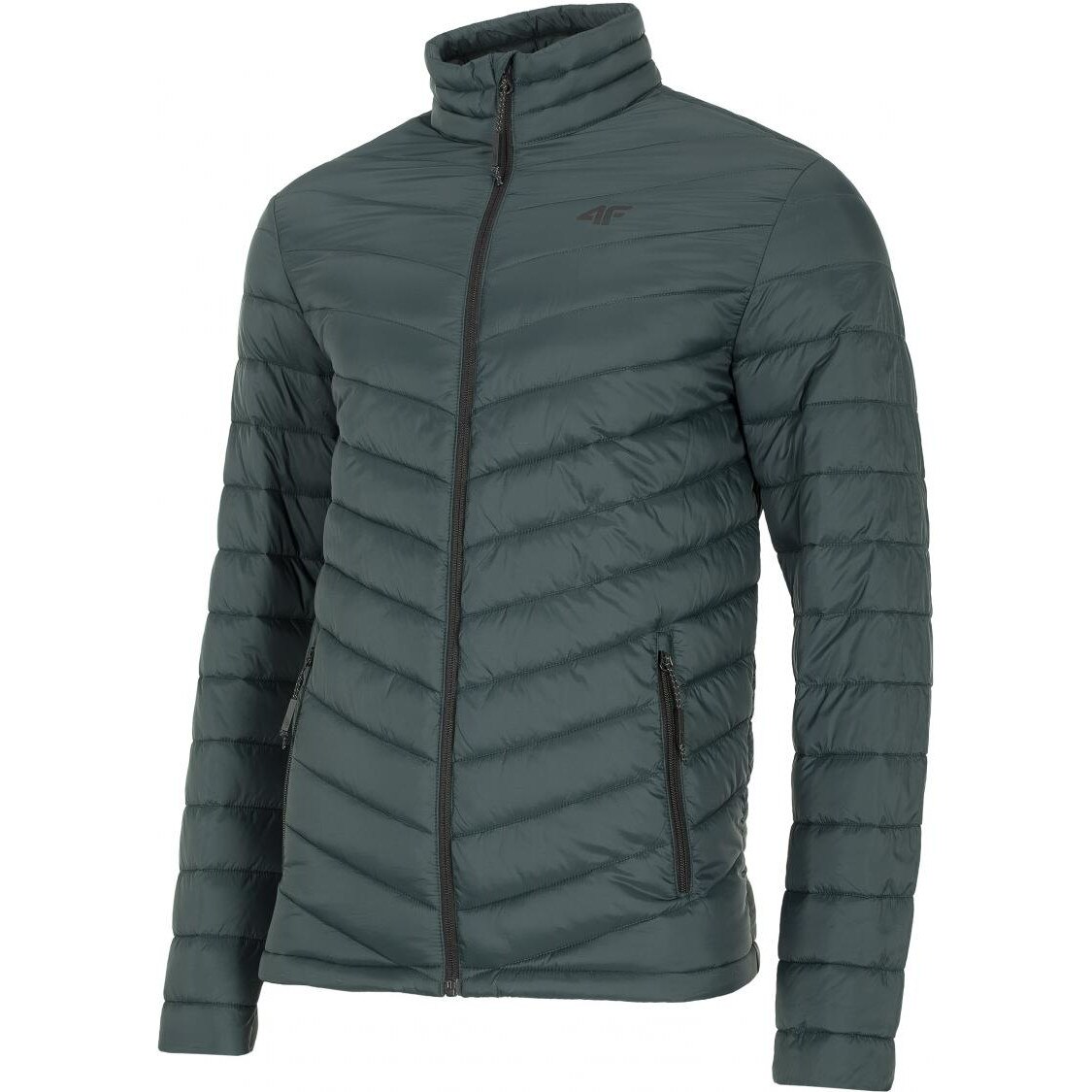 Jacheta de puf 4F, pentru barbati, Verde