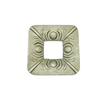 Placuta de prindere pentru montanti balustrade din fier forjat Lungime 76mm, Grosime 3mm, Gaura 30x30mm Placuta de prindere pentru montanti balustrade din fier forjat Lungime 76mm, Grosime 3mm, Gaura 30x30mm