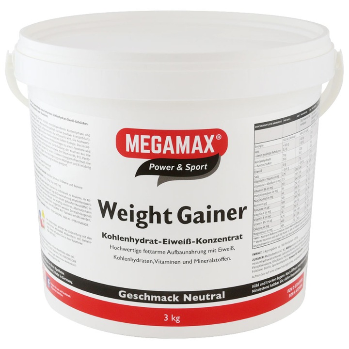 Proteina pentru crestere in greutate, Megamax, 3 kg