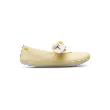 Balerini fete, Camper, Right, Piele naturala, Galben Balerini fete, Camper, Right, Piele naturala, Galben