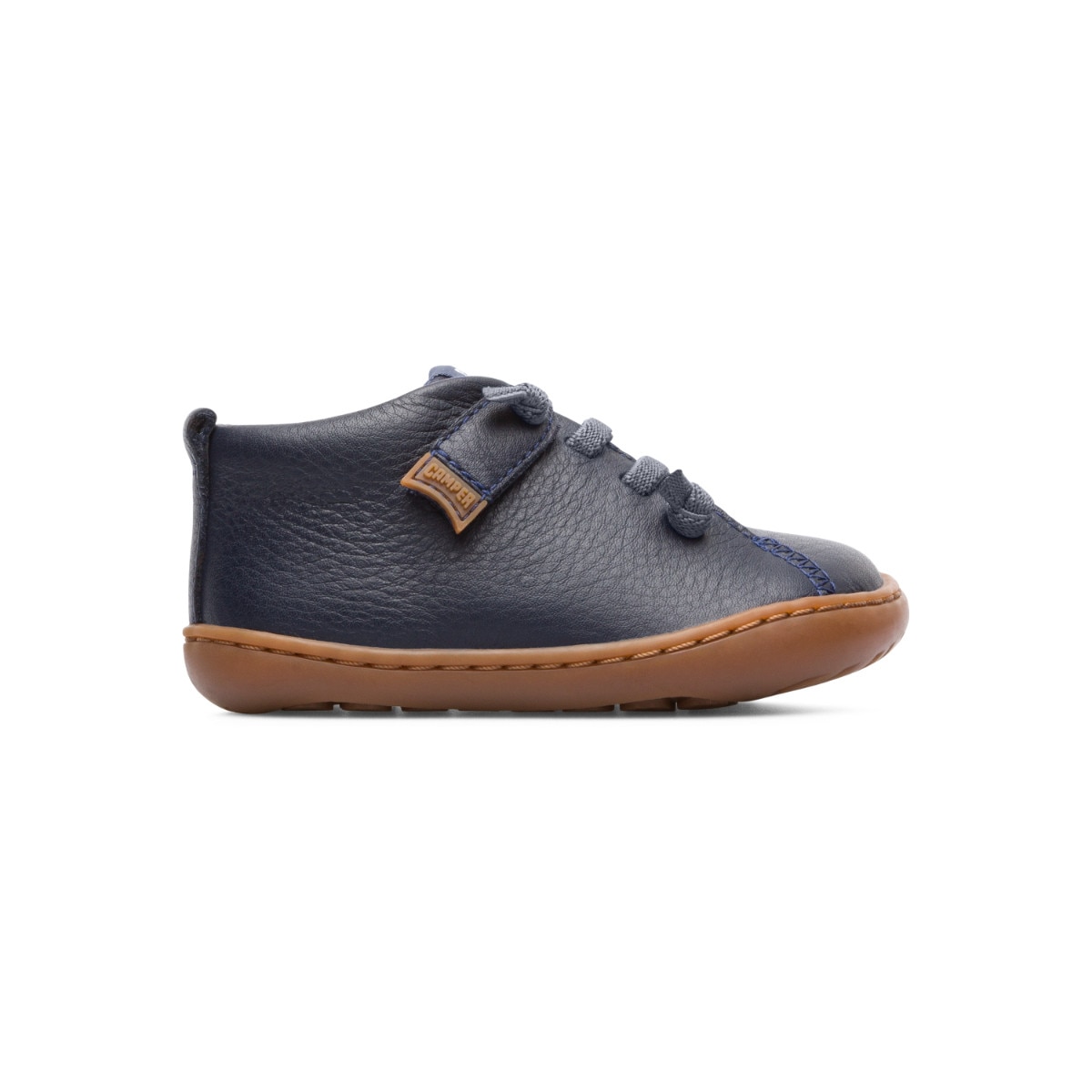 Pantofi Baieti, Camper, Peu Cami, Piele naturala, Albastru