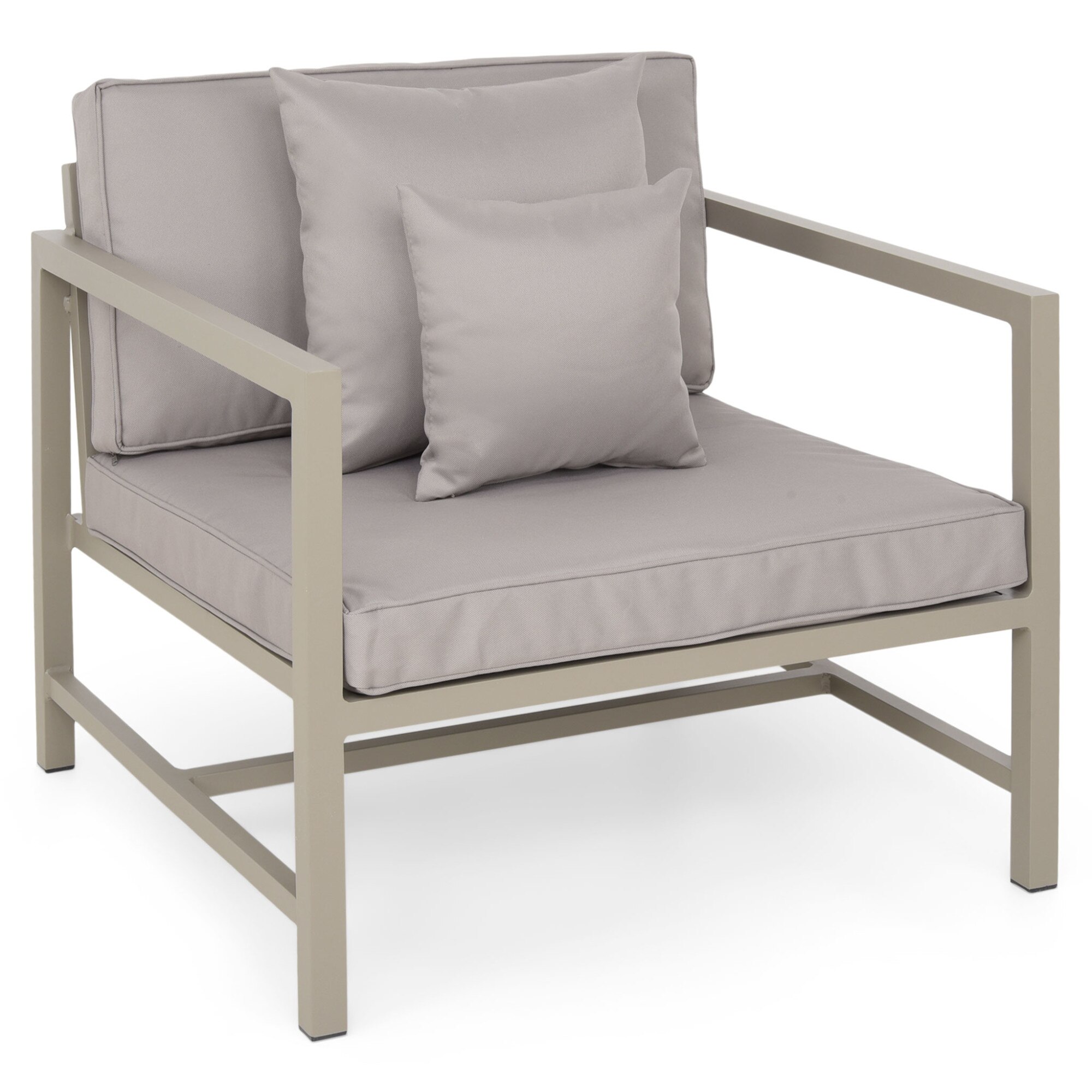 Fotoliu gradina/terasa Maison Mex ITAQUE 80,5 x 82 x 67,5 gri