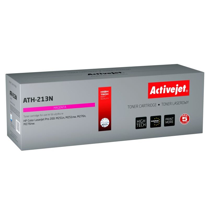 Toner compatibil CF213 HP 131 Magenta pentru imprimante HP, 1800 pagini, Premium Activejet, Garantie 5 ani