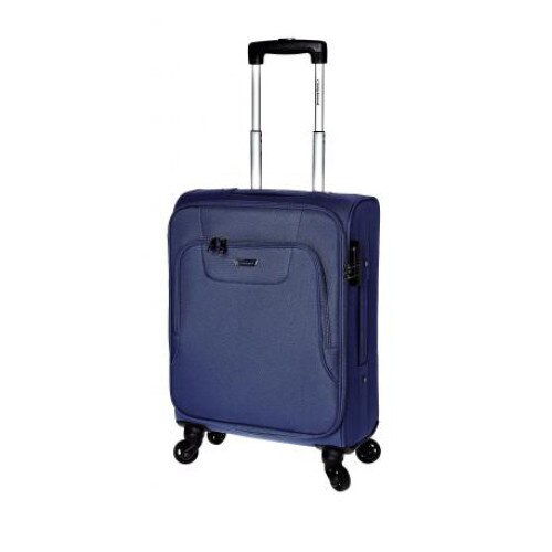 Troler Cabina, Poliester, 4 Roti, Diplomat, ZC 984 - 55 cm, Bleumarin