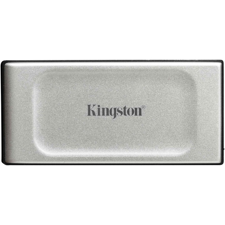 Външен SSD Kingston XS2000, 500GB, USB 3.2, Сребрист