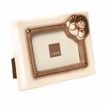 Rama foto cu inger, ceramica THUN, 10.5 x 7 cm Rama foto cu inger, ceramica THUN, 10.5 x 7 cm
