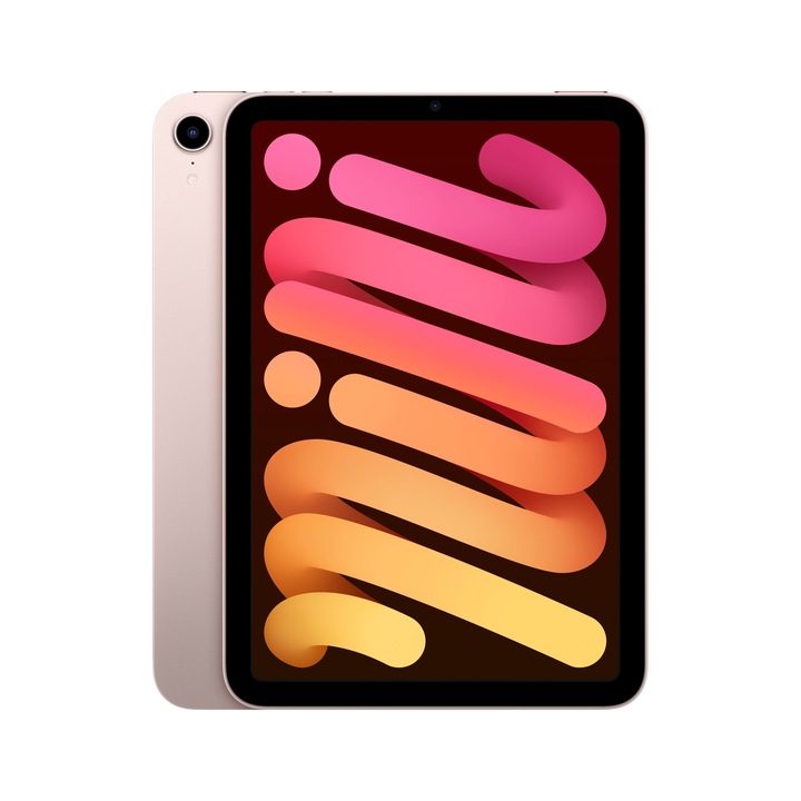 Apple iPad mini 6 Tablet (2021), Liquid retina kijelző, A15 Bionic chip, 64GB memória, iPad OS 15, Wi-Fi, rózsaszín