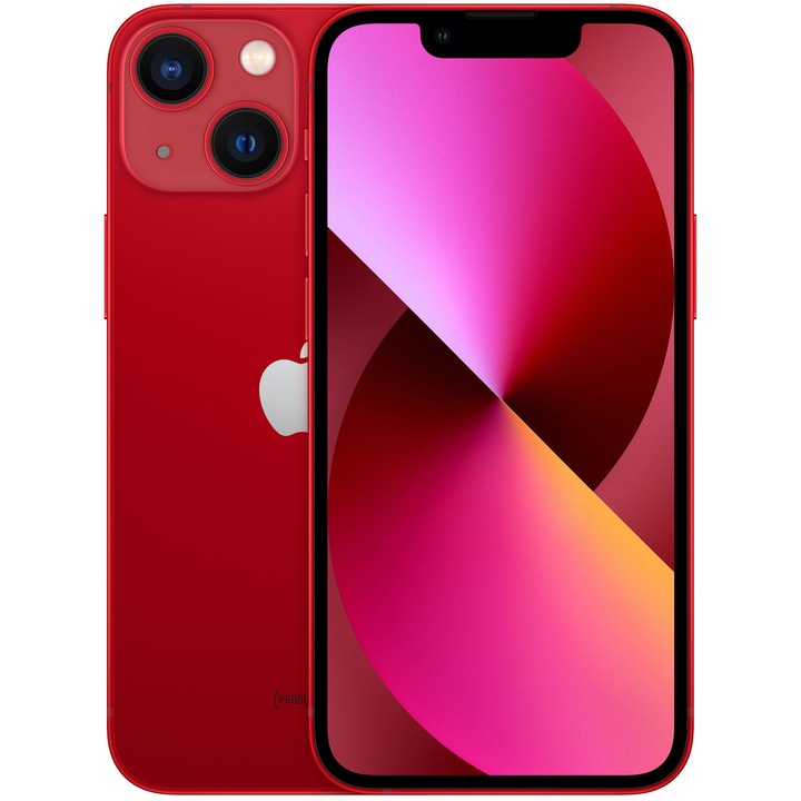 Apple iPhone 13 mini Mobiltelefon, Kártyafüggetlen, 128GB, 5G, piros