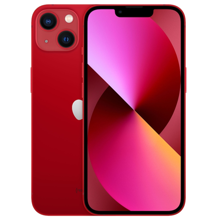 Apple iPhone 13 Mobiltelefon, Kártyafüggetlen, 128GB, 5G, Piros