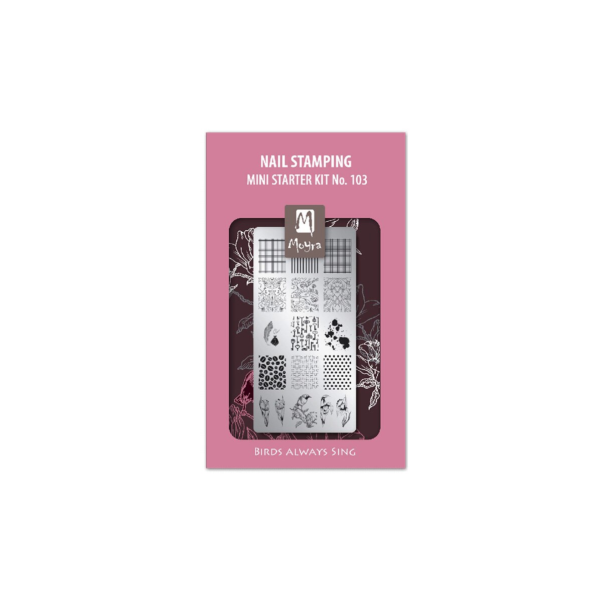 Matrite mini pentru unghii Moyra No.103
