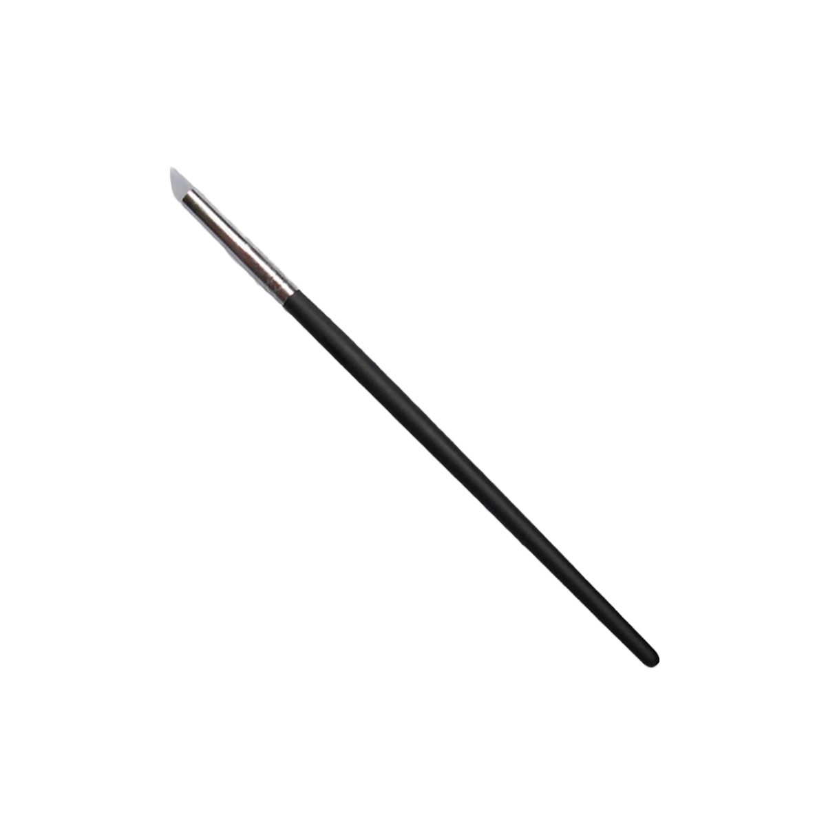 Perie cu cap de silicon Moyra oblica No.4 Negru