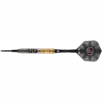 Set 3 sageti darts Shot Pro Series Rob Heckman, Plastic, 20 g, Negru/Auriu Set 3 sageti darts Shot Pro Series Rob Heckman, Plastic, 20 g, Negru/Auriu
