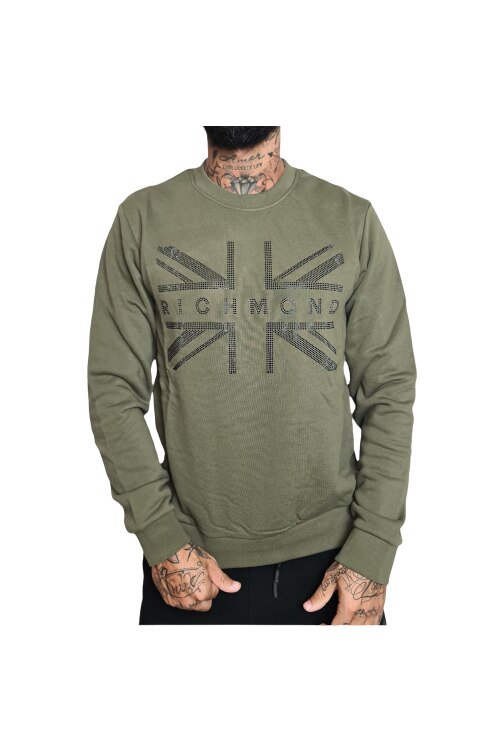 Bluza barbati Richmond pratyu, verde