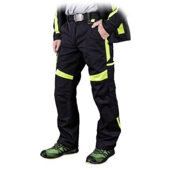 Pantaloni talie de protectie cu insertii reflectorizante-LH-TANZO-T 56