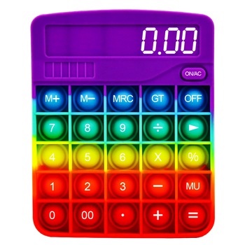 Jucarie Pop It Zenuk® - Calculator, Sensory Fidget Toy, Antistres, 10-15cm, Multicolor Jucarie Pop It Zenuk® - Calculator, Sensory Fidget Toy, Antistres, 10-15cm, Multicolor