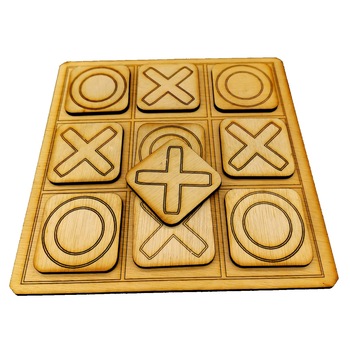 Joc Tic Tac Toe, ClauM, lemn Joc Tic Tac Toe, ClauM, lemn