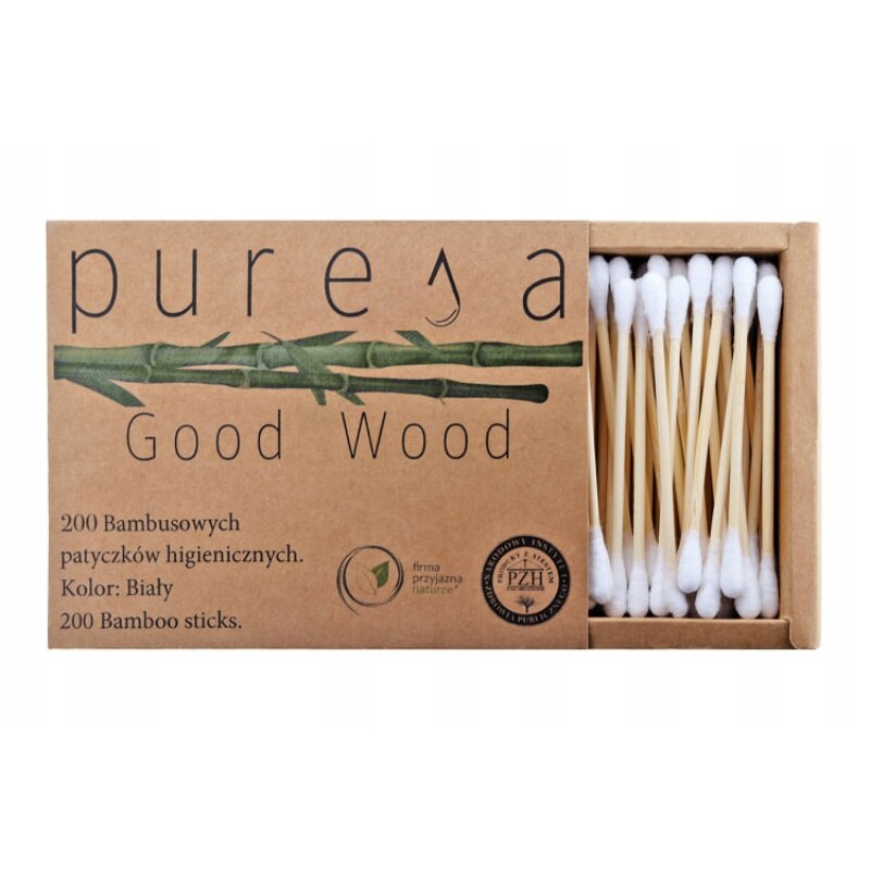 Betisoare igienice, capete invelite in bumbac, cutie dreptunghiulara, 200 buc, alb