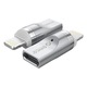 Orico ML01-SV-BP adapter, miniadapter mikro USB-ről világításra, mágneses, ezüst
