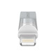 Orico ML01-SV-BP adapter, miniadapter mikro USB-ről világításra, mágneses, ezüst